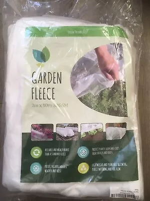 Garden Fleece 2m X 5m Frost Fleece Frost Protection Wind Cover Cold Plant • £3.99