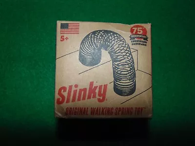 SLINKY Classic Retro Original Walking Spring Metal Toy 75th Anniversary New  • $10