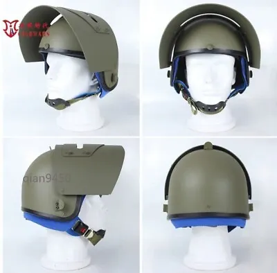 Russian Replica Tactical GG Maska-1 Helmet Steel Vizor Army Headgear Props NEW • $125.28