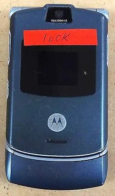 Motorola RAZR V3 - Gray And Silver ( GSM ) Cellular Flip Phone • $5.09