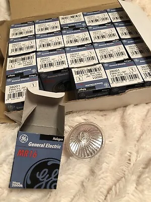 MR16 Halogen Open Light Bulbs 12V 35W Gu5.3  Box Of 20 General Electric USA Co • £60