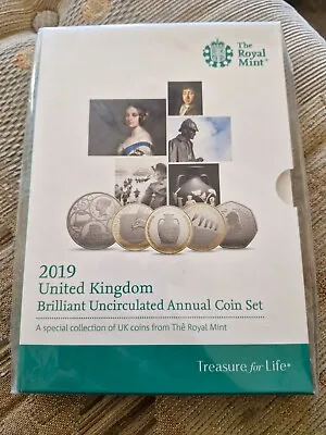 2019 Royal Mint UK Annual Brilliant Uncirculated 13 Coin Set - Sealed • £10.50