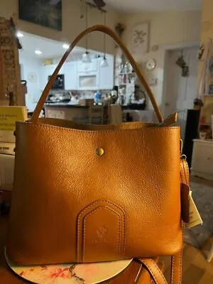 I Medici Firenze Leather Brown Tote Handbag • $65