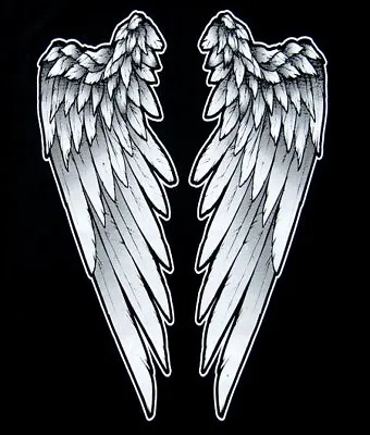 Gothic Goth Angel Fallen Angel Fairy Oversize Wings T-shirt Xt51 • $18.99