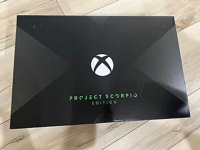 Microsoft Xbox One X  Project Scorpio Edition 1TB Console  Black *LIKE N£W* • $300