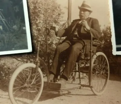 Antique Bicycle PHOTOS(3)/Custom Made Bicycle/Tricycle Adult For Older Man/1900s • £9.72