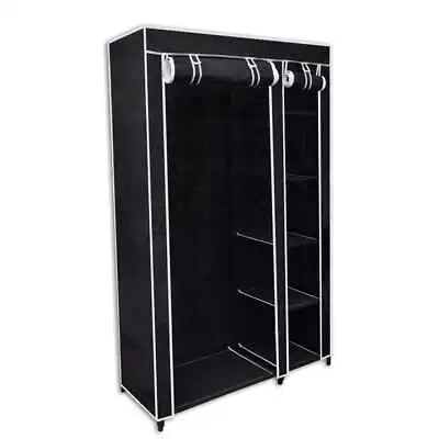 Folding Wardrobe Black T1V3 • £48.99