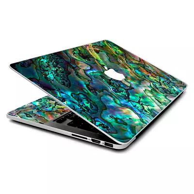 Skin Wrap For MacBook Pro 15 Inch Retina  Abalone Shell Neon Green Opalescent • $16.98