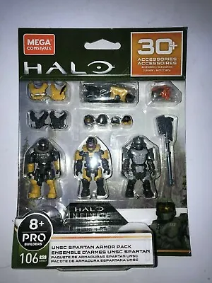 Mega Construx Halo Infinite UNSC Spartan Armor Pack 30+ Accessories GRN07 • $22.99