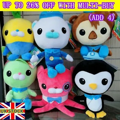 £8.54 • Buy UK The Octonauts Plush Octo Crew  Pack Barnacles Kwazii Peso Stuffed Doll Toy