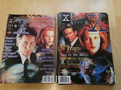 The X Files Magazines: 1 2 7 9 11-32 • £20
