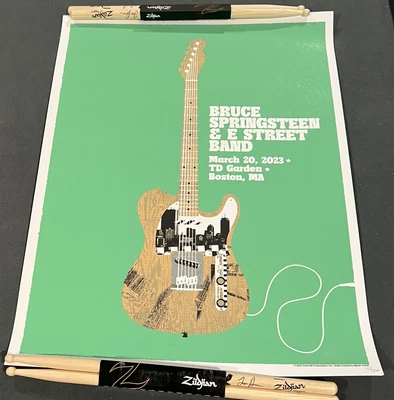 $125 • Buy Limited Edition BRUCE SPRINGSTEEN BOSTON Concert Poster 2023 - #  151/300