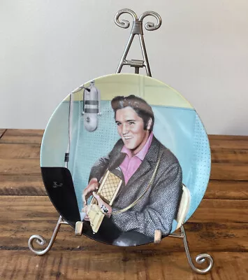 Elvis Presley Collector Plate #12894B “A Studio Session”Delphi Vtge. 1990 Mint! • $20