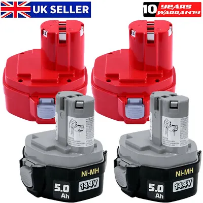 1-4 For Makita Battery PA14 5Ah NiMH 14.4V 1420 1422 1433 1434 1435F 6280D 6281D • £47.98