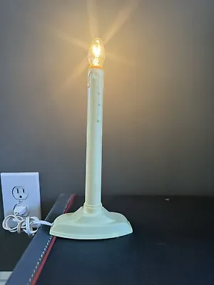 Vintage Christmas Window Electric Plastic Wax Drip Candle Stick Light Pre-owned • $11.99