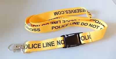 $8.77 • Buy Police Line Do Not Cross Lanyard With Quick Release Buckle