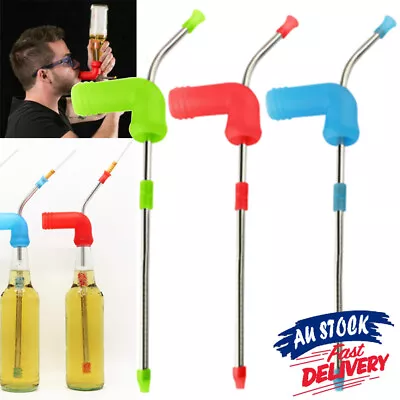 House Drink Beer Snorkel Entertainment Bar Funnel Party Games Straw Drinking Can • $17.29