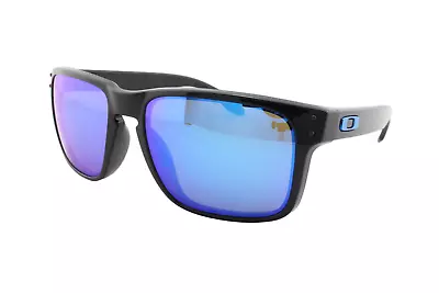 Oakley Holbrook 9102-F5 Black Blue Prizm Sports Performance Men Sunglasses • $168