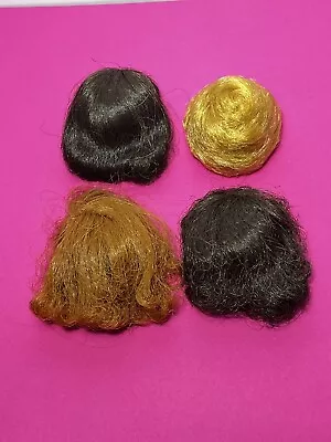 Vintage Miss Barbie Fashion Queen Wigs Lot Brunette Blonde Red Side Part NICE • $9.99