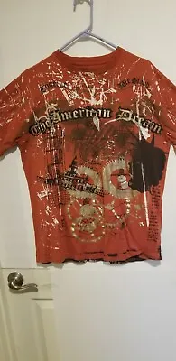 UFC  P.Miller Men's T-Shirt Burnt  Orange Design Size 2XL Used & Rare • $15.27