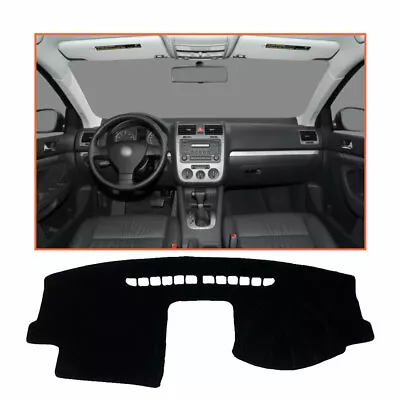 For VW Jetta 2006-2011 Black Car Dash Cover Mat Dashboard Pad Shade Protective • $20.92