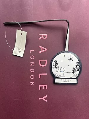 Brand New Radley Leather Bag Charm Mirror - Radley’s Snow Globe - Light Natural • £23