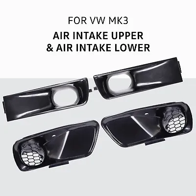 Air Intake Set For Front Euro Bumper VW Golf Cabriolet MK3 GTI VR6 TDI CL • $85.26