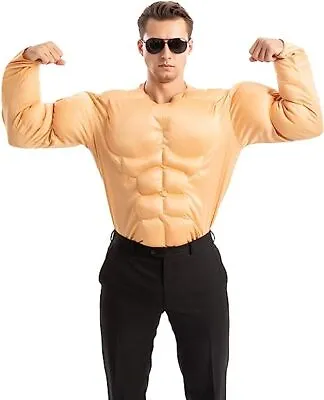 Syncfuns Adult Men Body Builder Costume Muscle Suit • $29.99