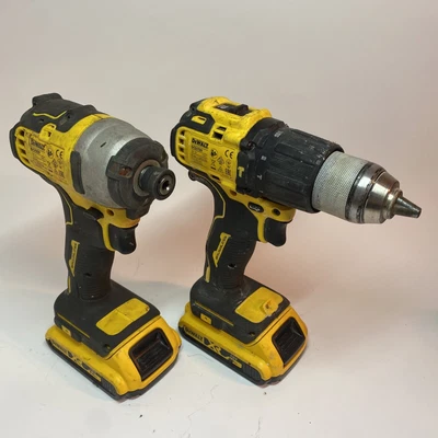 £99.99 • Buy DeWALT Brushless 18V XR Combi Drill & Impact Driver With Batteries