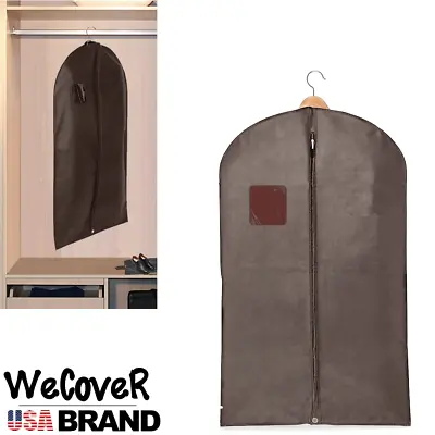 Suit Bag Garment/ Dress Cover/Travel Bag Dust Proof/Breathable-Brown 1 Piece • $10.98