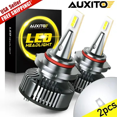 AUXITO 9005 HB3 LED Headlight Super Bright Bulbs Kit White High/Low Beam Lights • $42.99