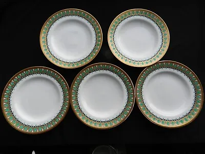 Antique (18963) Set Of Five Minton Tea Side Plates - 17cm • £9.99