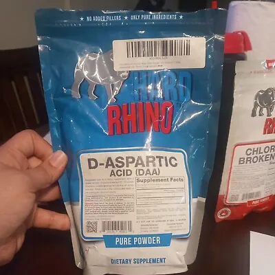 D-ASPARTIC ACID (DAA) POWDER Muscle Building Energy Supplements..open Bag. • $19.99