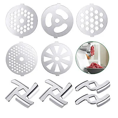 5# Stainless Steel Mincer Hole Plate Shredder Disc Blade For Home Meat Grinder • £4.78