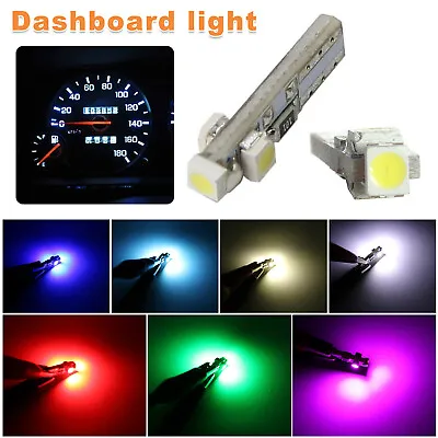 5-20pcs 3-SMD 37 73 74 79 T4/T5 Gauge Cluster Background Lighting LED Bulbs • $7.99