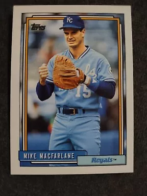 1992 Topps Mike Macfarlane Kansas City Royals #42 • $1.50