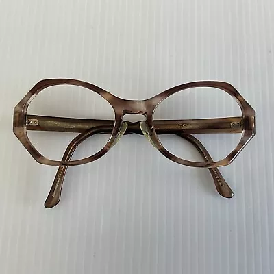 Vintage Liberty USA Tortoise Shell Frame Eyeglasses 52x19x140  • $36.09