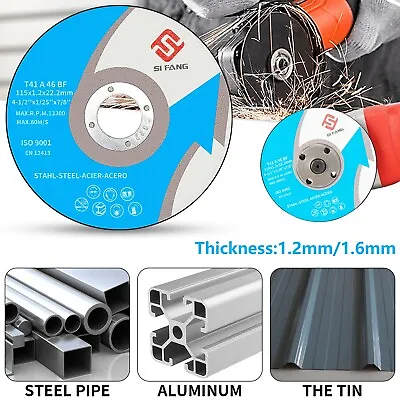 $19.97 • Buy 4.5 Inch Stainless Steel Metal Cutting Discs 115 X 22.2mm For Angle Grinder Disc