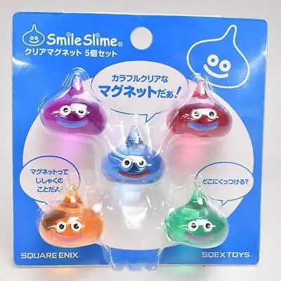 Dragon Quest Smile Slime Clear Magnet 5 Pieces Toy Goods New • $48.65