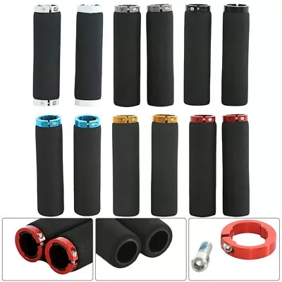 Comfortable Single Lockon Grips For MTB AntiSlip Motorcycle Handlebar Grips • $22.94