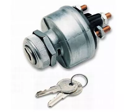 Ignition Switch G Heavy Duty 4 Position Keyed Aluminum Bezel Universal Keyed • $16.25