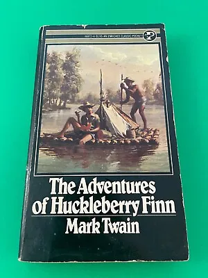 The Adventures Of Huckleberry Finn By Mark Twain Vintage 1973 Pocket Paperback • $9.99