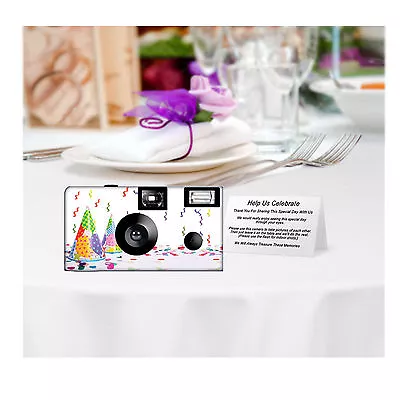 5 Happy Birthday Single Use Disposable Cameras-can Be 52126 • $83.45