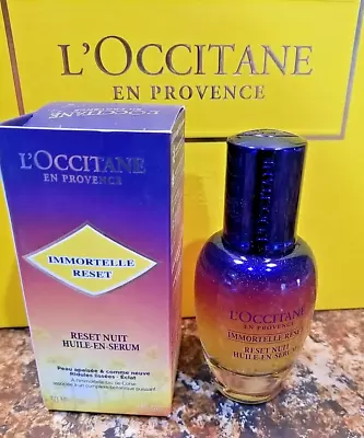 L'Occitane Immortelle Reset Overnight Oil-In-Serum 1 Oz • $57.95