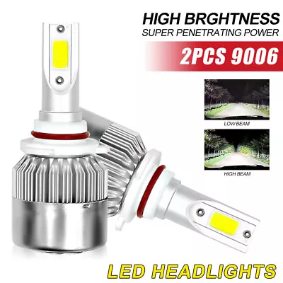 2PCS HB4 9006 LED Headlight Bulbs Low Beam Kit White For Dodge Stealth 1994 • $13.56