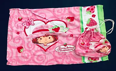 NEW Strawberry Shortcake VINTAGE Reversible Pillow Case (20x34) • $28