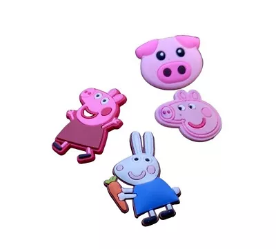 Croc Jibbitz Set Of 4 Interchangeable W/croc Shoes Croc Bracelet Keychains • £5.20