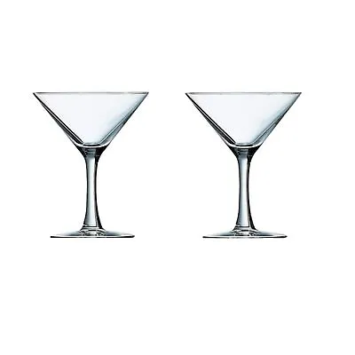 £6.99 • Buy Set Of 2 Luminarc Seattle Martini Glass Clear Cocktail Drinking Glass 225ml 23cl