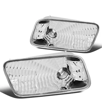 Pair Chrome Housing Front Side Bumper Light/lamp For 00-03 Mercedes W210 E-class • $18.88