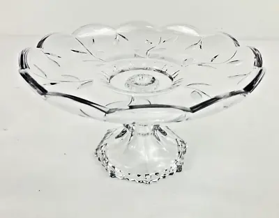 Mikasa Autumn Vine 9  Glass Footed Cake Plate • $10.24